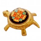 Ganesha Yantra on Turtle in Brass Metal  Buy Online in USA/UK/Europe
