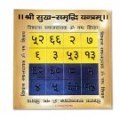 Sukh Samruddhi yantra 9 inches In Golden Paper Buy Online in USA/UK/Europe Sukh Samruddhi yantra 9 inches In Golden Paper Buy Online in USA/UK/Europe