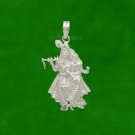 Radhe Krishna Locket in Pure Silver Buy Online in USA/UK/Europe