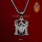 Tirupati Balaji Locket with Chain in Sterling Silver Buy Online in USA/UK/Europe Tirupati Balaji Locket with Chain in Sterling Silver Buy Online in USA/UK/Europe
