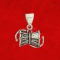 Shiv Damru Locket in Silver Buy Online in USA/UK/Europe