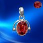 Gomedh / Hessonite Locket in Sterling Silver Buy Online in USA/UK/Europe