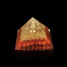 Orgone Pyramid with Shivling & Panchmukhi Rudraksha Beads Buy Online in USA/UK/Europe