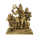 Shiv Parivar Statue in Brass with Antic Finish Buy Online in USA/UK/Europe Shiv Parivar Statue in Brass with Antic Finish Buy Online in USA/UK/Europe