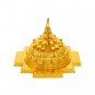 Shree Yantra In Zinc (Gold Polish) Buy Online in USA/UK/Europe