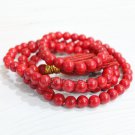 Red Coral Mala - 5 mm Buy Online in USA/UK/Europe