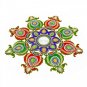Charming Shubh Kalash Readymade Designer Rangoli Buy Online in USA/UK/Europe
