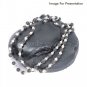 Black Tulsi Kanthi Beads Silver Chain Buy Online in USA/UK/Europe