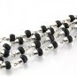 Natural Black Tulsi Mala in Silver Caps Buy Online in USA/UK/Europe