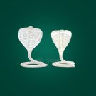 Snake Pair in Pure Silver - Naag Nagin Jodi for Protection