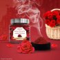 Vedic Vaani Natural Fresh Rose Flower Flavor Fragrance Incense Powder for Puja