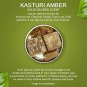 Vedic Vaani Kasturi Amber Solid Sacred Scent for Incense Dhoop Cups and Solid Perfume