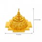 Shree Yantra In Zinc (Gold Polish) Buy Online in USA/UK/Europe