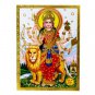Goddess Durga Golden Frame Buy Online in USA/UK/Europe