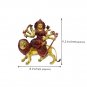 Sherawali Maa Statue In Antic Finish Buy Online in USA/UK/Europe