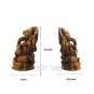 Ekadantaya Ganesh Idol in Tiger Eye Gemstone Buy Online in USA/UK/Europe