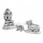 Mahadev Shiva with Nandi & Tortoise Idols in Parad  Buy Online in USA/UK/Europe