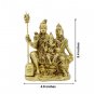 Lord Shiva Parvati Ganesha Statue in Fine Brass Buy Online in USA/UK/Europe