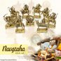 Navgraha Big Idols Set in Brass Buy Online in USA/UK/Europe