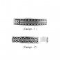 Aum Namah Shivaya Bracelet (Kada) in Sterling Silver Buy Online in USA/UK/Europe