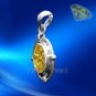 Yellow Sapphire Locket in Sterling Silver Buy Online in USA/UK/Europe