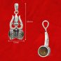 Trishul Damroo Locket in Sterling Silver Buy Online in USA/UK/Europe