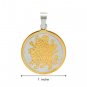 Ambe Maa Locket in Titan Finish Buy Online in USA/UK/Europe