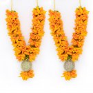 Decorative Garlands for Ganpati Gauri Laxmi Vishnu Deity Idol Haar Mala (2 pcs)