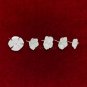 Devotional Ashta Silver Sacred Flowers set for Puja - set of 5