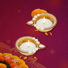 Dipawali Festival Diya Deepam in Artificial Gemstones Diwali Dipak for Festival