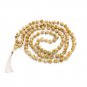 White Gunja Mala 108+1 Beads Rosary Japa Mala (1 Pcs)