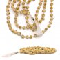 White Gunja Mala 108+1 Beads Rosary Japa Mala (1 Pcs)