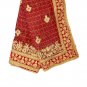 Net Cloth Women Chunri Red Color Wedding Scarves Chunni Dupatta