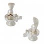 Shivlingam Abhishek Set with Lingam, Tripod, Snake and Kalash in Pure Silver