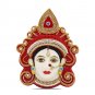 Decorative Devi Maha Laxmi Lakshmi MATA Face Mukhovata for Puja (1 Pcs)