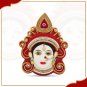 Decorative Devi Maha Laxmi Lakshmi MATA Face Mukhovata for Puja (1 Pcs)