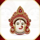 Fiber Goddess Laxmi Maa Decorative Face Mukhovta For Puja (1 Pcs)