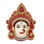 Fiber Goddess Laxmi Maa Decorative Face Mukhovta For Puja (1 Pcs)