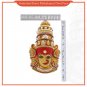 GOLDEN AMBABAI SHREE MAHALAXMI DEVI MUKHOTTA FACE FOR LAXMI PUJA VRAT