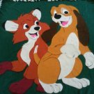 handmade fleece blanket fox and the hound