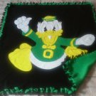 handmade fleece blanket oregon ducks