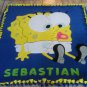 handmade fleece blanket sponge bob throw size
