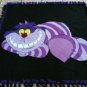 handmade fleece blanket cheshire cat from alice in wonderland throw size