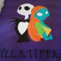 new handmade fleece blanket adult size jack and sally from nightmare before christmas