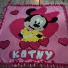 new handmade fleece blanket minnie mouse throw size blanket