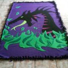 handmade fleece blanket adult size blanket of maleficent from sleeping beauty