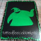handmade fleece blanket toddler size inspired oogie boogie