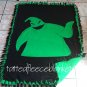 handmade fleece blanket toddler size inspired oogie boogie