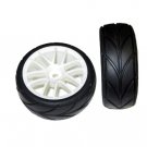 Redcat Racing 02020W White Road Wheels and Tires, 2pcs  02020W