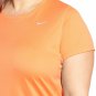 NIKE MILER Womens PLUS SIZE RUNNING Shirt Orange 747056-842 SIZE 2X NWT $42.00